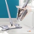 X-MOP 360° Microfiber Wet & Dry Mop – Self-Wringing, Hands-Free Wash for All Floor Types