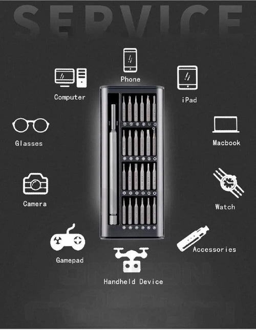 24-Piece Precision Screwdriver Set – Magnetic Tips for Electronics, Watches & Home Repair