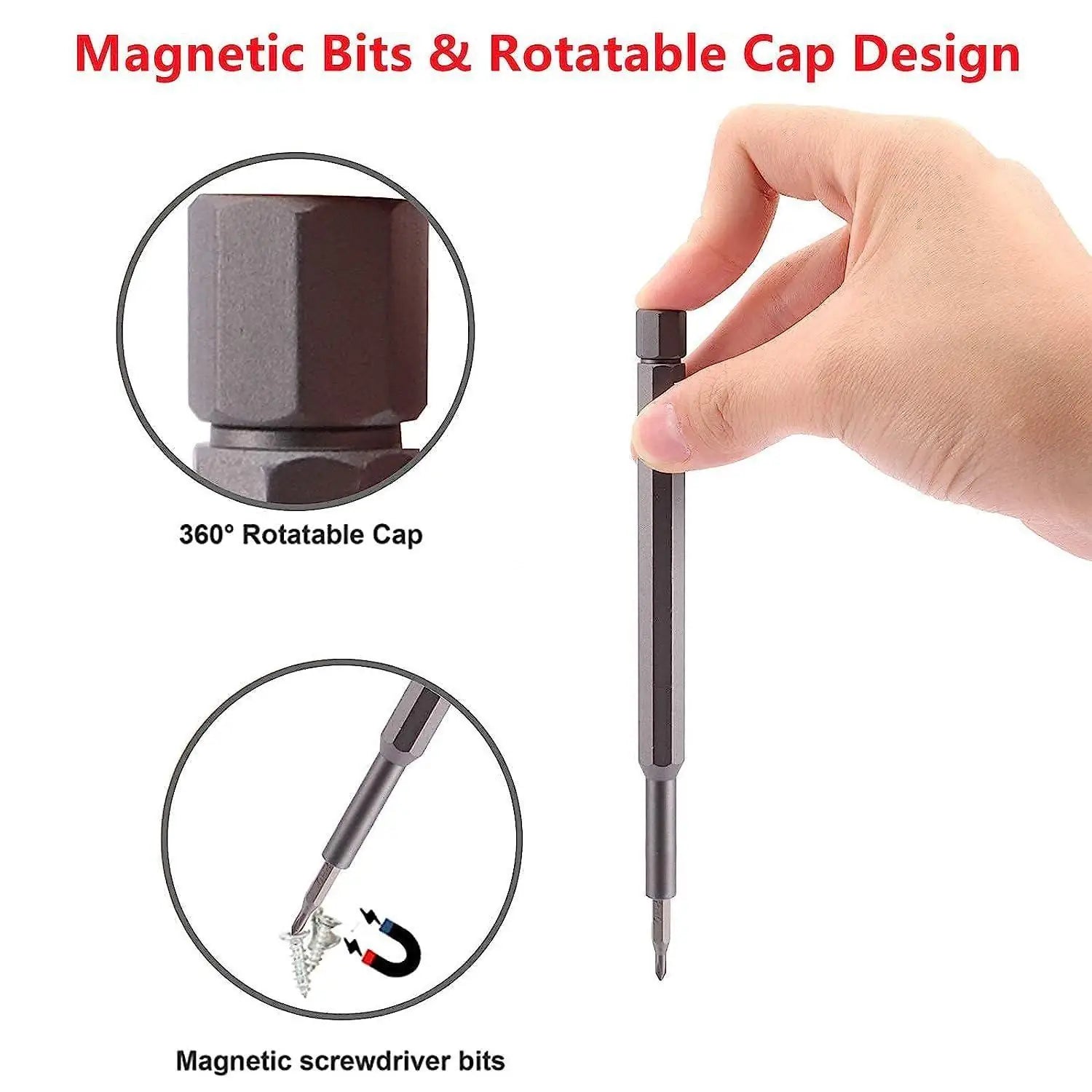 24-Piece Precision Screwdriver Set – Magnetic Tips for Electronics, Watches & Home Repair