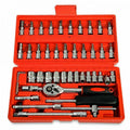 46-in-1 Multi-Purpose Combination Socket Tool Kit – Complete Home & Car Repair Set