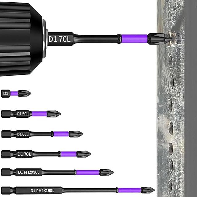 High-Performance Magnetic Screwdriver Drill Bit Set – Strong Grip for Power Drills & Screwdrivers